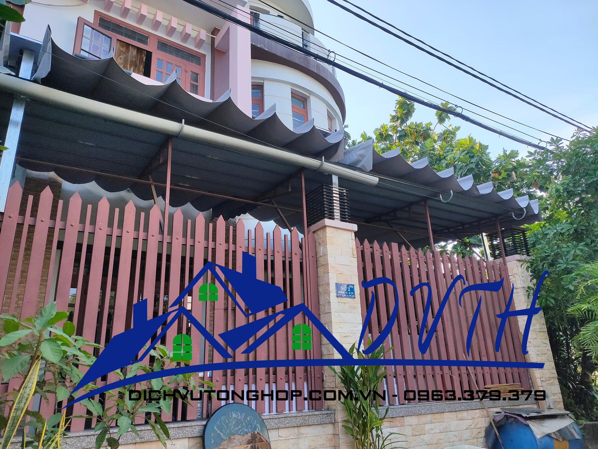 Mái che bạt kéo tại Lai Châu